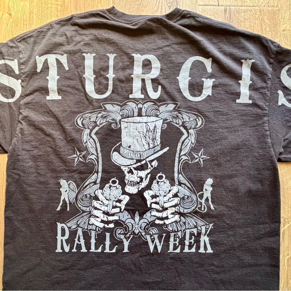 2009 Sturgis Rally Week Skull Shirt XXL